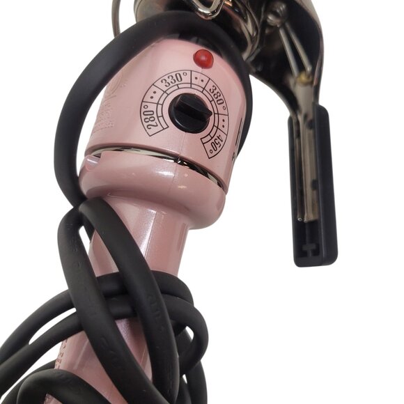 Hot Tools Professional Curling Iron Wand 1 1/2" Titanium Barrel PINK #HPK46 - Picture 3 of 8